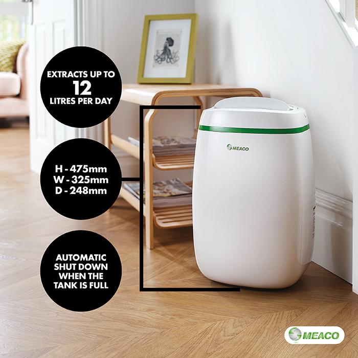 Meaco 12L Low Energy Dehumidifier and Air Purifier New Arrival