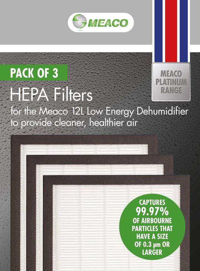 Meaco 12L Low Energy HEPA Filter Pack On Sale