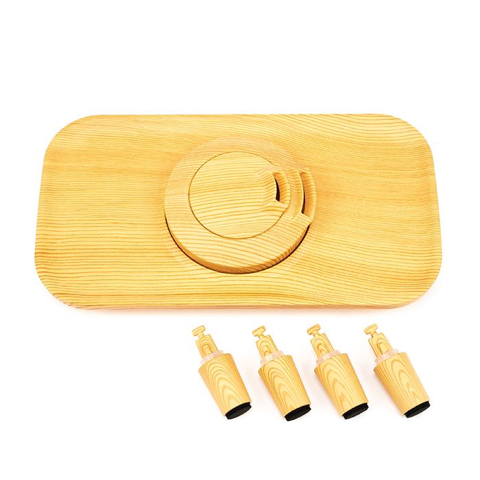 Meaco Deluxe 202 Wooden Top Cover and Feet Set For Sale