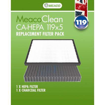 MeacoClean CA-HEPA 119x5 Filter Pack Best Seller