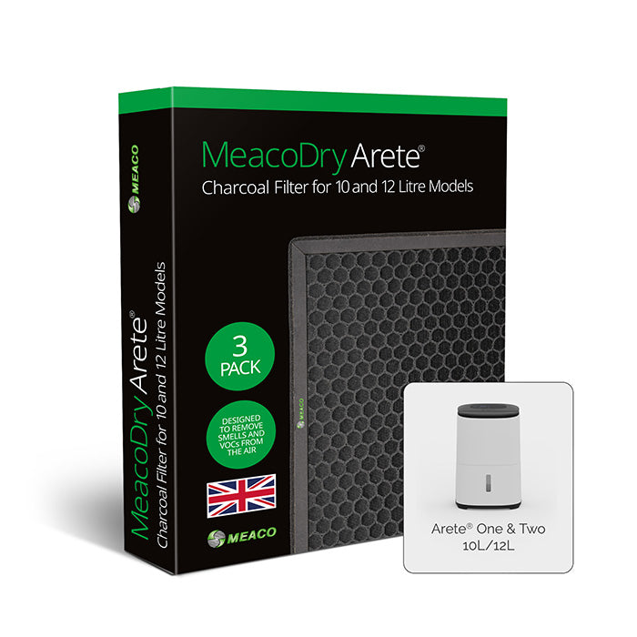 MeacoDry Arete® 10L and 12L Charcoal Filter High Quality