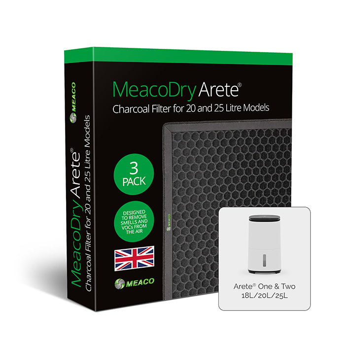 MeacoDry Arete® 18L, 20L and 25L Active Charcoal Filter For Sale