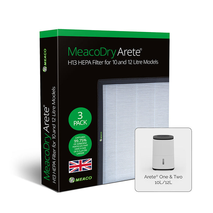 MeacoDry Arete® H13 10L and 12L HEPA Filter On Sale